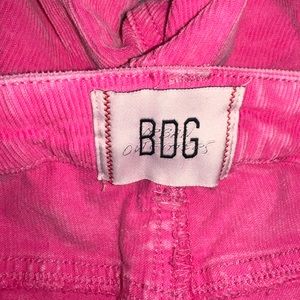 Urban Outfitters Pink Corduroy Flares